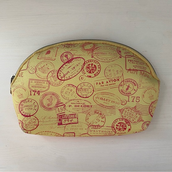 Ipsy Yellow and Orange Cosmetics Travel Bag - Picture 4 of 10